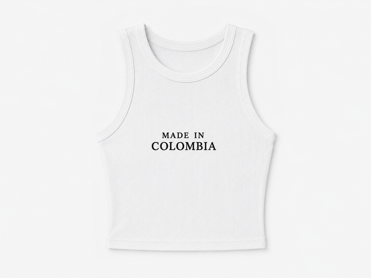 Top Made In Colombia White