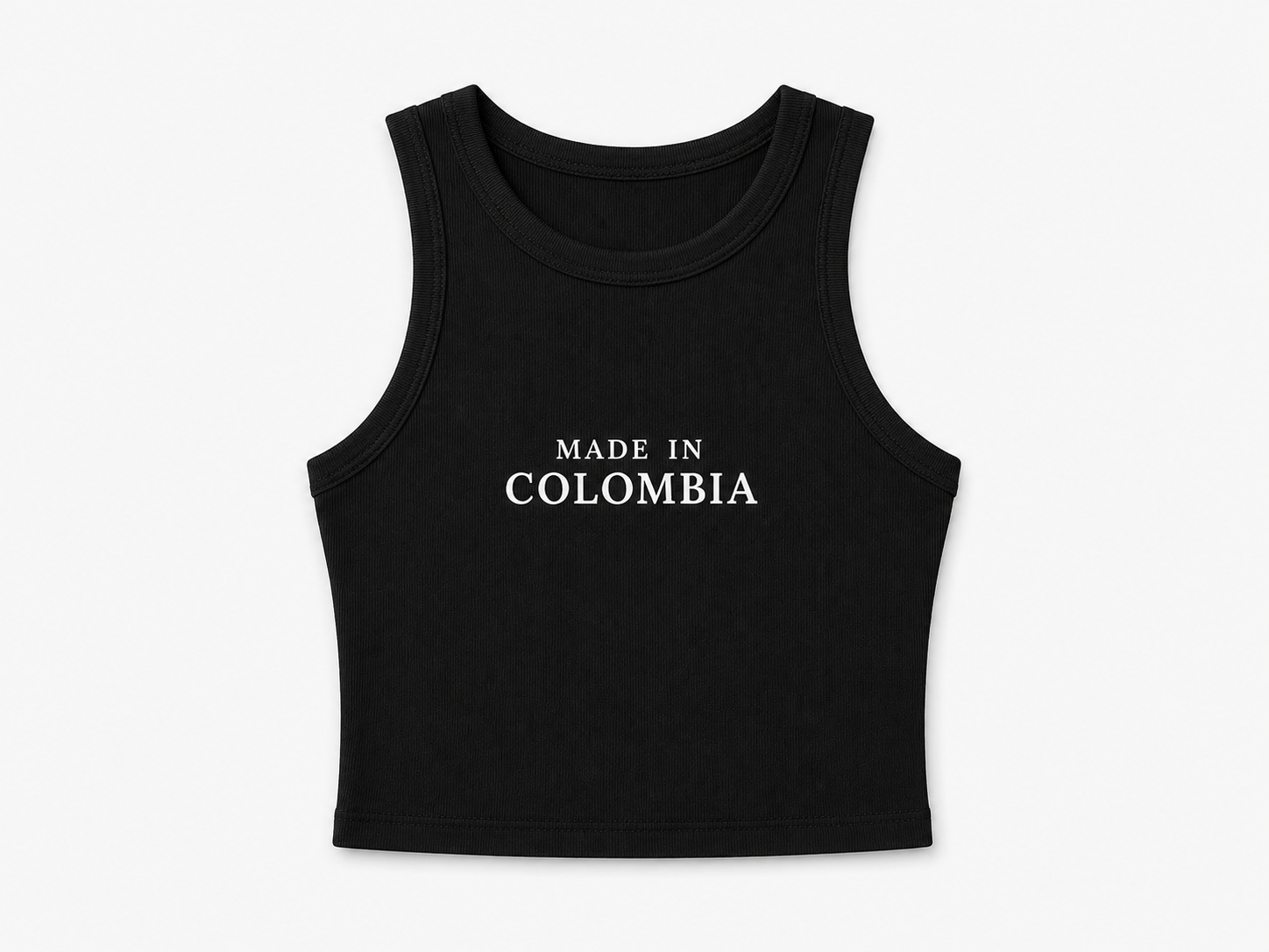 Top Made In Colombia Black