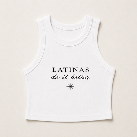Top Latinas Do It Better Blanco