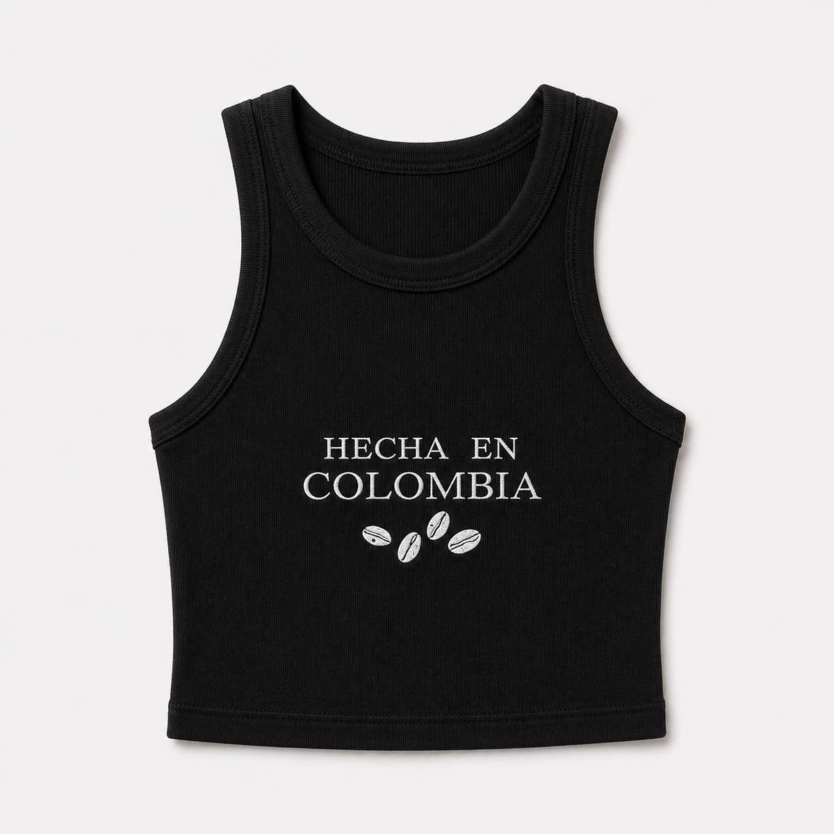 Top Hecha En Colombia Negro