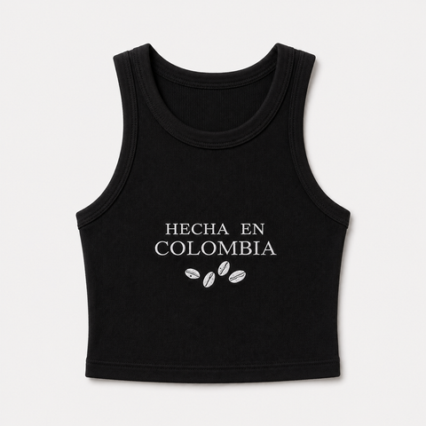 Top Hecha En Colombia Negro