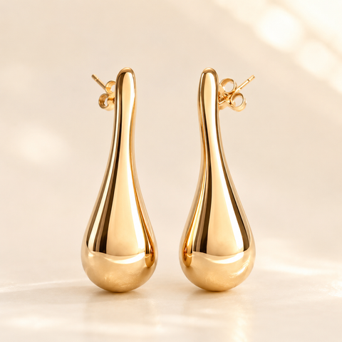 Aretes Gota Larga
