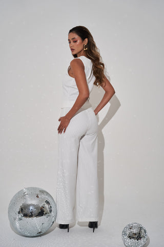 Pantalón Formal Blanco