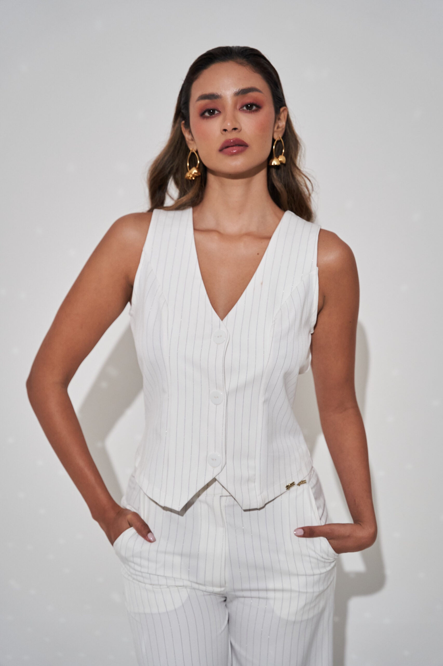 Chaleco Formal Blanco