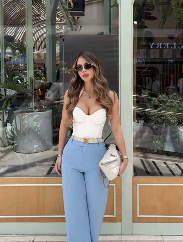 Pantalón Formal Baby Blue